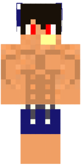 blue ultima werewolf with bandage