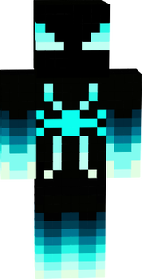 spider blue minecraft