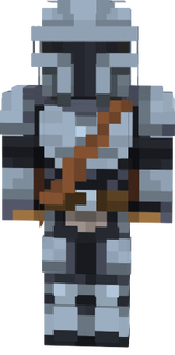 Minecraft skin the mandalorian