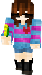 Frisk w/ shades  (undertale) 