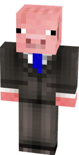 Piggy in a suit