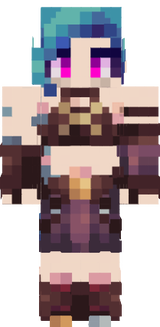 Jinx (Arcane) Minecraft Skin