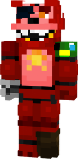 Freddy Fazbear's Skins: RockStar Foxy (Fixed parrot)