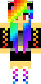 Rainbow catgirl