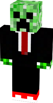 Preview of texture: creeper with a suit