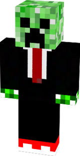 creeper with a suit