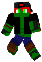 TMNT Raphael - Half Human w/ clothes
