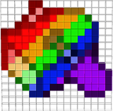 rainbow boat
