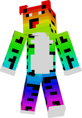 Derpy rainbow backwards tiger
