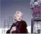 Marilyn Monroe bus stop set 1955
