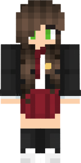 Edited Girl Brown Hair Uniform School 