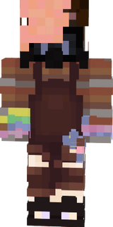 brown overalls