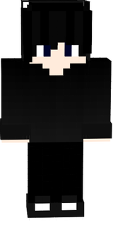 Boy black without moon
