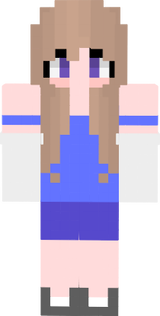 Girl Blue Eye purple