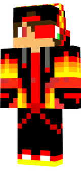 flame boy with red scouter