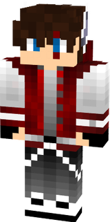 wolf boy whit jacket and scare