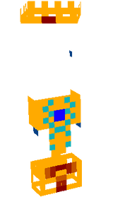 golden Leg armour an  Crown