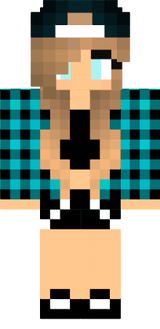tomboy shirt cyan girl may