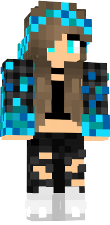 Preview of texture: Cool blue pvp girl