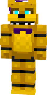 fredbear (aka golden freddy) fnaf 1 with eyes