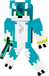 Cool Furry whit sword