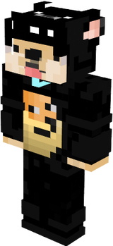 black meme doge