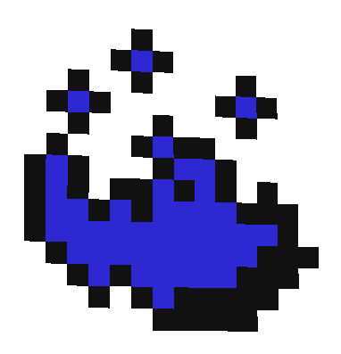 Preview of texture: blue fire powder