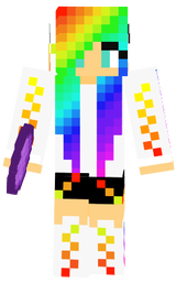 rainbow creeper girl