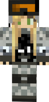 Soldier girl Golden hair Bronze