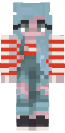 Preview of texture: Blue Space bun overalls