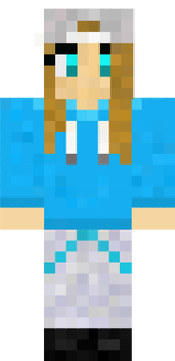 bluecoolgirlwithearphones