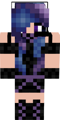 Preview of texture: Galaxy Ninja Gamer Girl