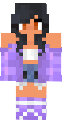 Preview of texture: Fixed Aphmau Girl Youtuber With Shoes