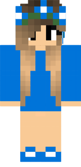 Blue Flower Girl