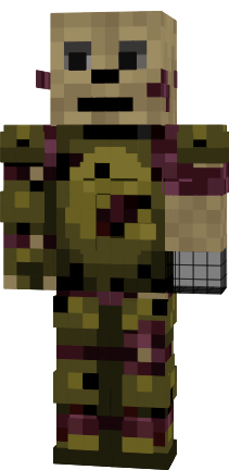 Preview of texture: Springtrap fnaf (Salvaged Scraptrap William Afton fnaf6) 64x64