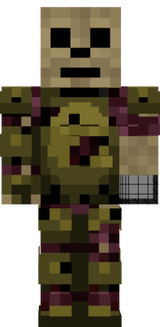 Springtrap fnaf (Salvaged Scraptrap William Afton fnaf6) 64x64