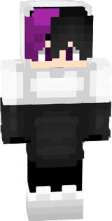 purple hair boy