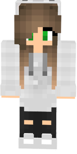 Cute Grey Hoodie Girl