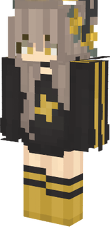 Golden Anime Girl - Flower crown, blond(e).