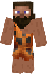 steve as a caveman