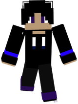 simple purple boys skin