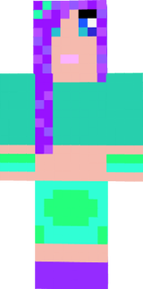 My Awsome Aqua and Purple Skin!!!
