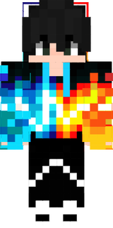 kawaii fire and water boy
