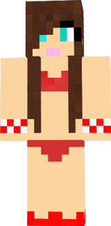 Red And White bikini girl just for fun