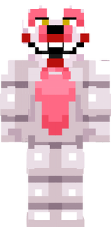 toy foxy/mangle (minecraft skin)