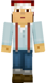 Male Jesse wearing Santa Hat (Story Mode)