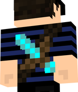 espada de diamante nas costas