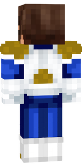 saiyan steve with shoulder pads