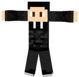 Menino com roupa de esqueleto