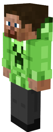 Preview of texture: creeper cape steve